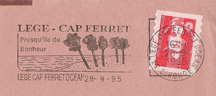 Ferretdavant - Flamme postale de Lège-Cap Ferret