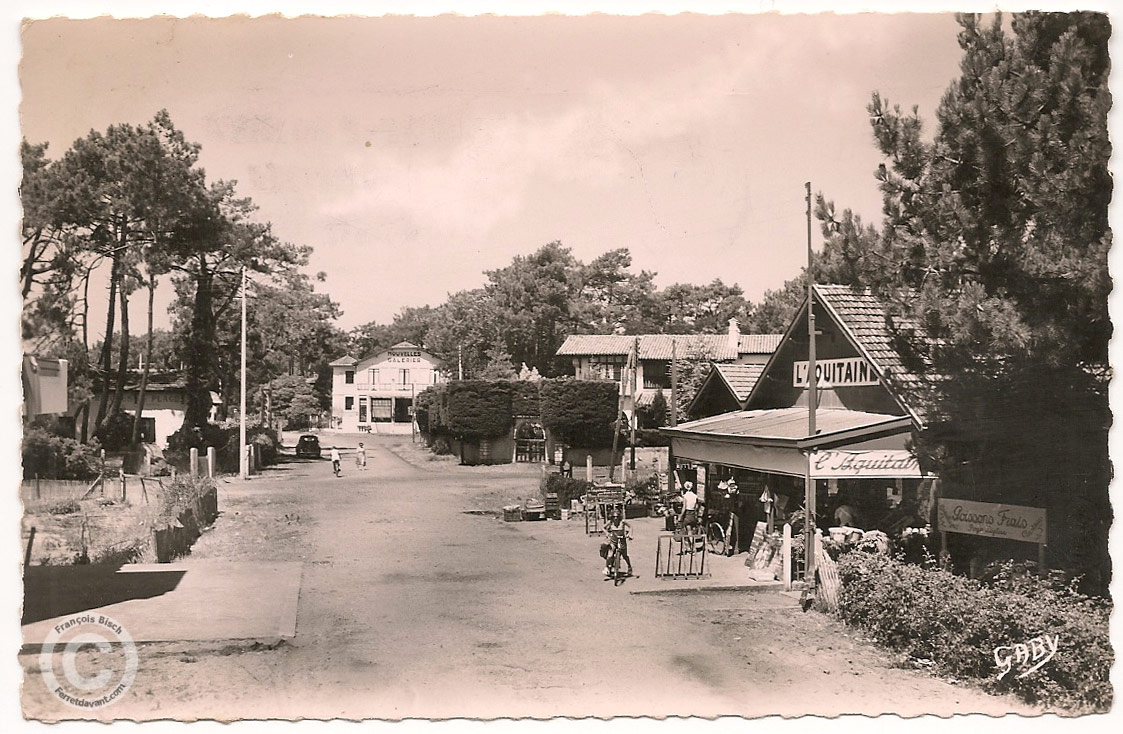 La petite Aquitaine rue des rossignols - Cap-Ferret 1952