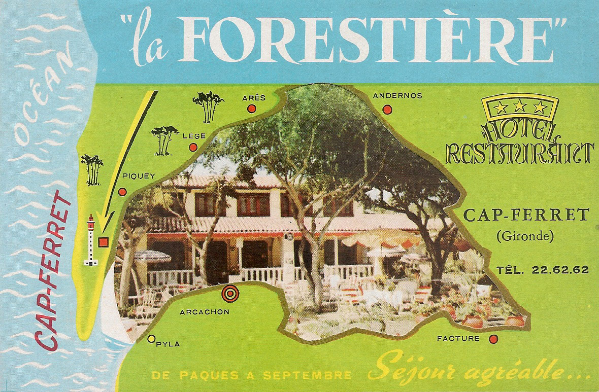 Ferretdavant.com - Cap Ferret - Hôtel restaurant La Forestière