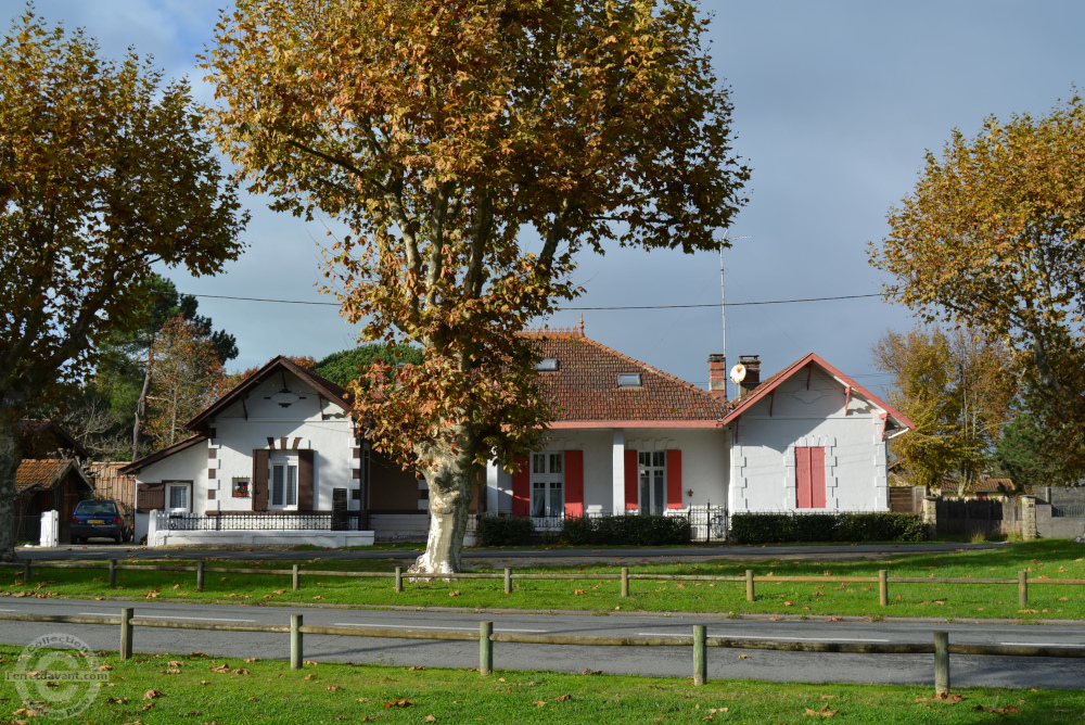 La villa LD de Lège en novembre 2019 - Ferretdavant.com - Bassin d'Arcachon