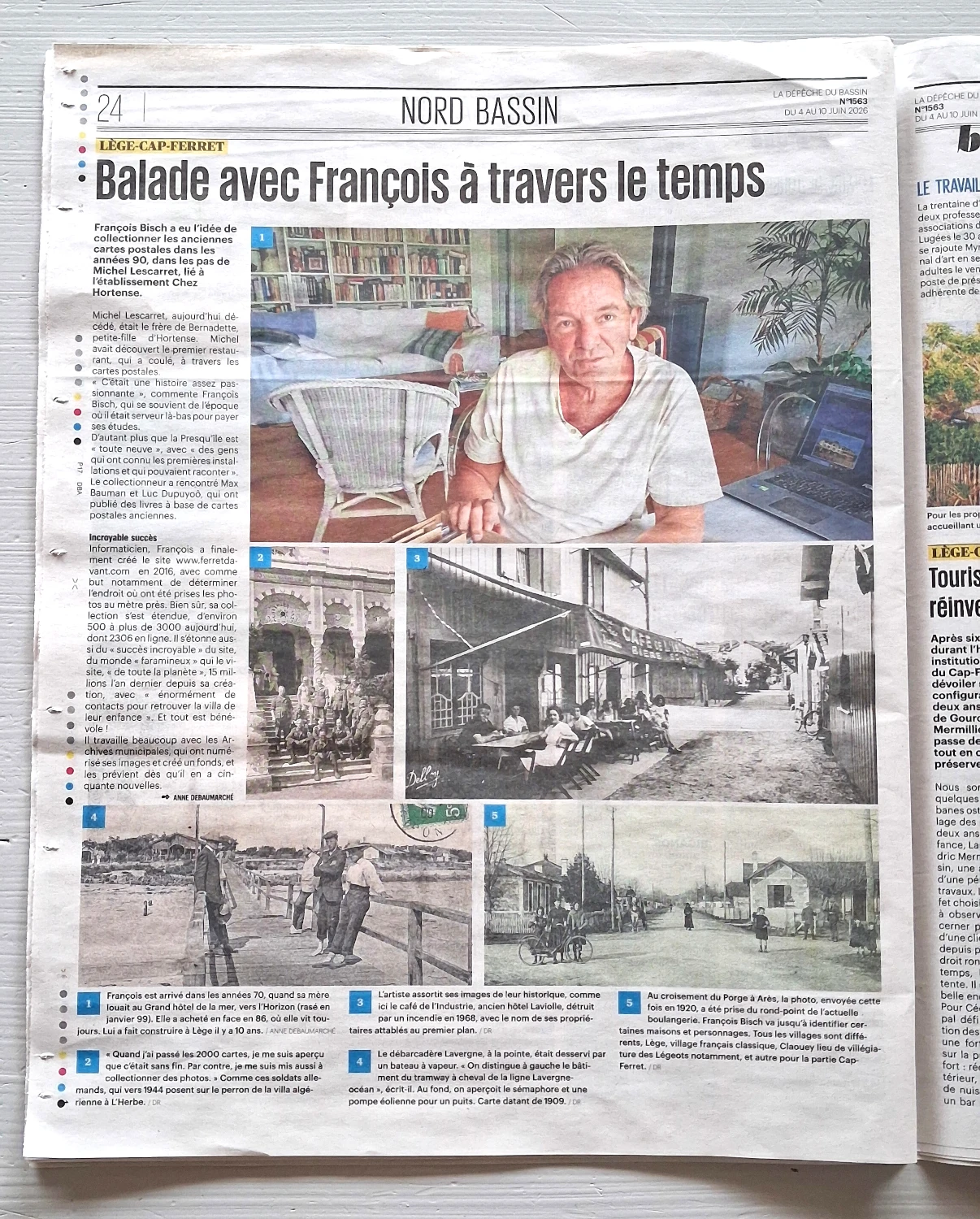 Article La dépêche du Bassin