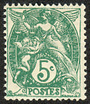 Blanc 5c vert type II