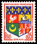 Armoiries d'Oran 5c en nouveaux francs