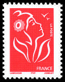 La Marianne des Français 
La Marianne de Lamouche rouge sans valeur faciale