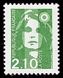 Marianne du bicentenaire - Marianne de Briat 2F10 vert