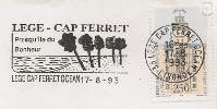 Ferretdavant - Flamme postale de Lège-Cap Ferret 1993