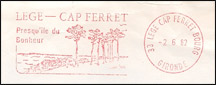 Ferretdavant - Flamme postale de Lège-Cap Ferret 1982